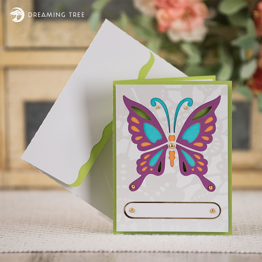 Butterfly Card Premium SVG File for Cricut, Silhouette CAMEO, ScanNCut