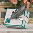 Hinged Card Box And Feather Quill Pen