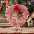 Valentine Heart Floral Wreath