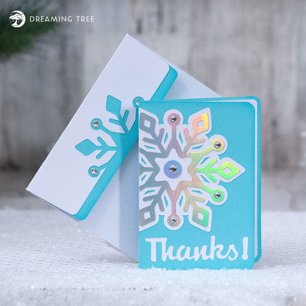 Free Thank You Card With Thanks Snowflake