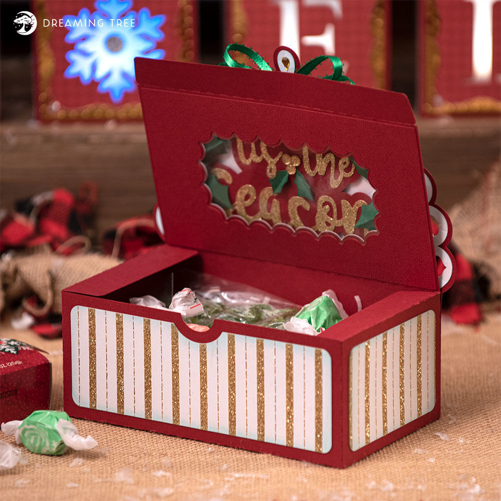 Christmas Sweets Box Premium SVG File for Cricut, Silhouette CAMEO