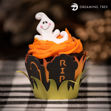 Graveyard Cupcake Wrapper (Free SVG)
