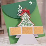 Christmas Tree Pop Up Card SVG