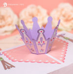 Princess Party Pop Up Crown Card