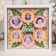Love You Mom Paper Sculpture Photo Holder
