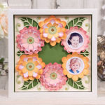 Mother's Day Floral Photo Holder Paper Sculpture