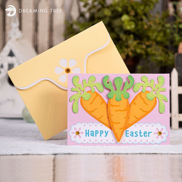 Carrot Happy Easter Card