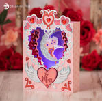 Be Mine Valentine's Day Paperscape Box Card