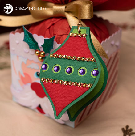 Ornament Gift Tag (Free SVG)