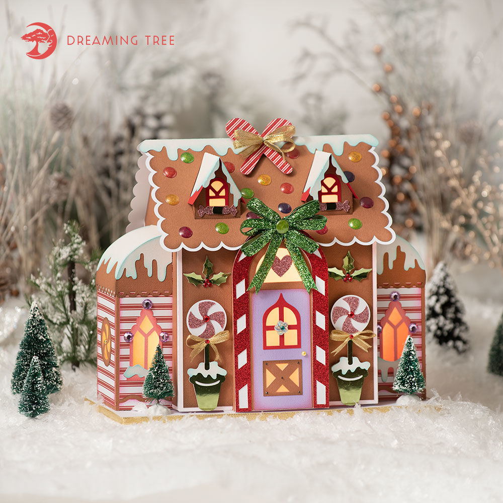 Gingerbread House SVG - SVG Files For Cricut and Silhouette - 3DSVG.com