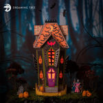 Grisly Place Halloween Haunted House Luminary