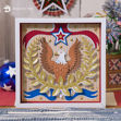 Patriotic American Eagle Paper Sculpture