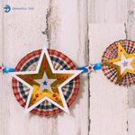 Patriotic Stars And Stripes Banner