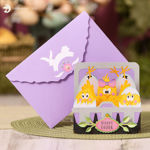 Easter Egg Hatching Chicks Box Card