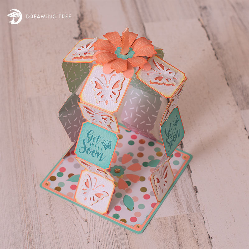 Butterfly Accordion Card SVG SVG Files For Cricut and Silhouette