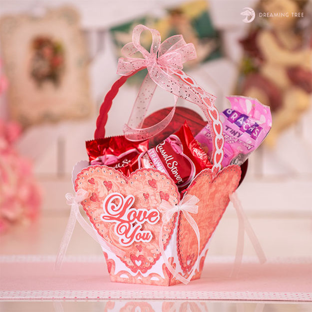Picture of Sweetheart Basket SVG