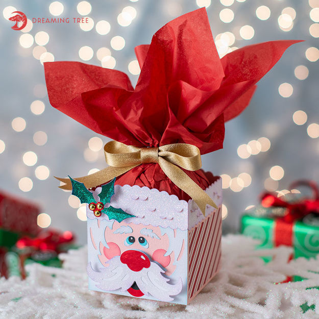 Download Dreaming Tree Santa Gift Box Svg