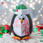 Christmas Googly Penguin Gift Box