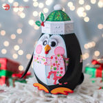 Christmas Googly Penguin Gift Box