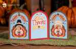 Thanksgiving Give Thanks Turkey Card