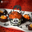 Halloween Cupcake Wrapper (Free SVG)