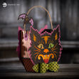 Scaredy Cat Lantern Treat Basket SVG