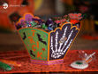 Halloween Treat Bowl Trick Or Treat Skeleton Hand