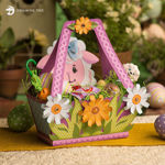Happy Easter Lamb Gift Box Basket