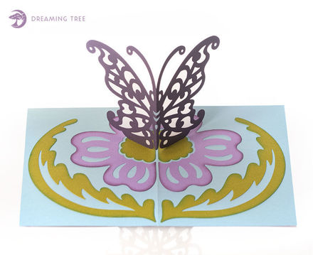 Dragonfly Pop Up Card SVG - SVG Files For Cricut and Silhouette - 3DSVG.com