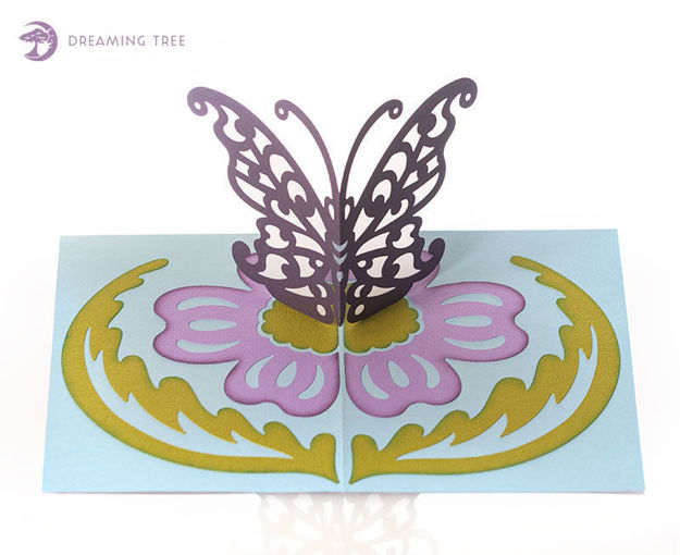 Butterfly Pop Up Card SVG - SVG Files For Cricut and Silhouette - 3DSVG.com