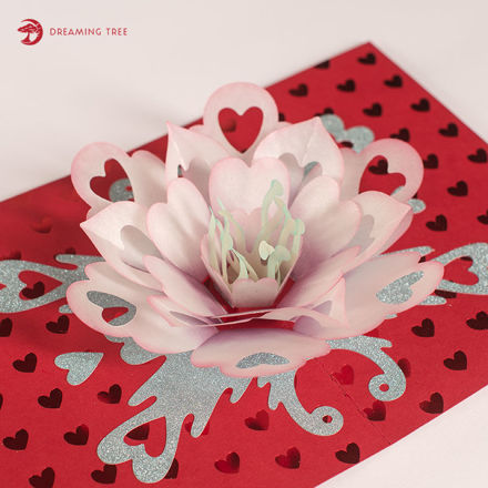 Love Blossom Pop Up Card SVG