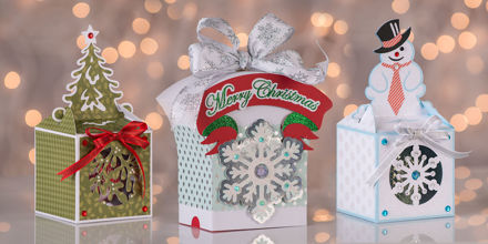 Holiday Gift Boxes SVG Bundle