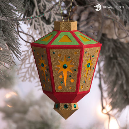 Star Tea Light Ornament SVG