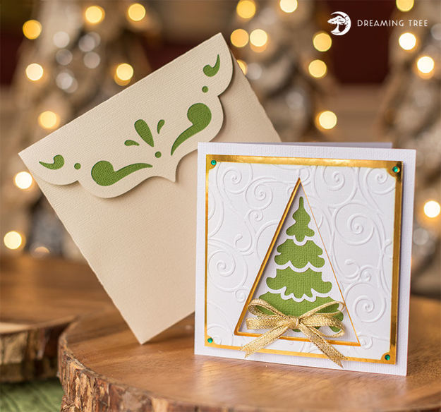 Evergreen Christmas Greeting Card