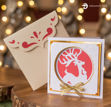 Prancer Reindeer Christmas Greeting Card