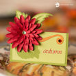 Dahlia Place Card SVG