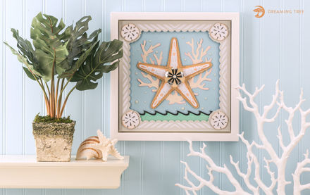 Starfish Paper Sculpture SVG