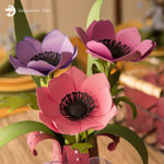 Anemone Flower With Vase SVG