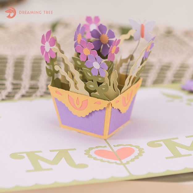 Mother's Day Pop Up Card SVG