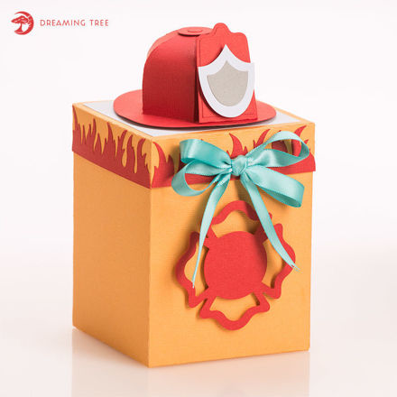 Fireman Gift Box SVG