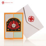 Fireman Flip Card SVG
