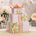 Orchid Wedding Gift Card Box