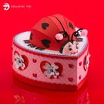 Valentine's Day Lady Bug Lady Bird Gift Box Card Holder