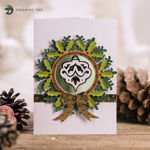 Good Tidings Christmas Wreath Card
