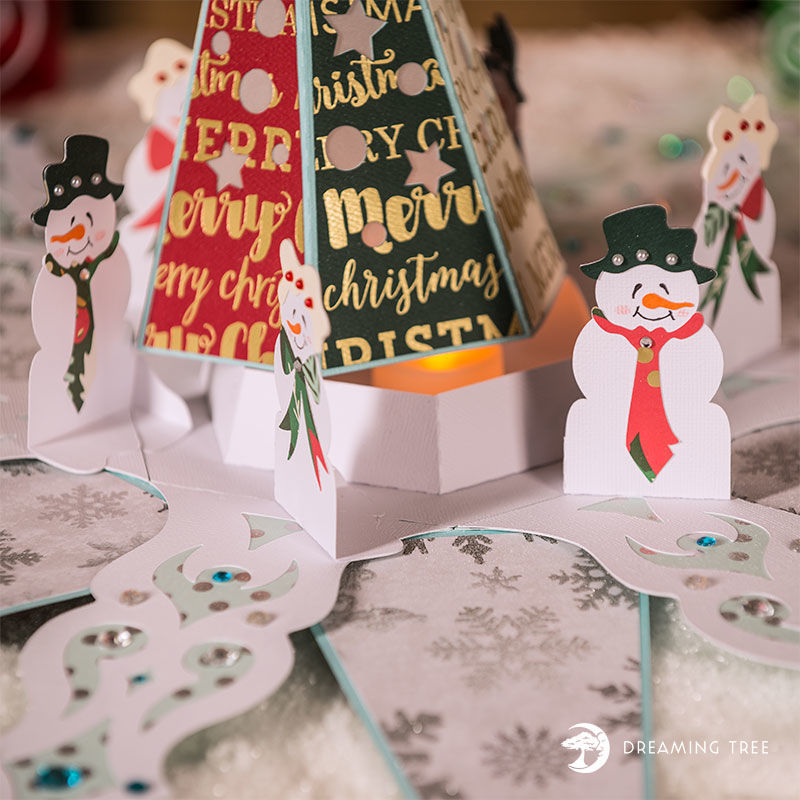 Christmas Explosion Box SVG SVG Files For Cricut and Silhouette