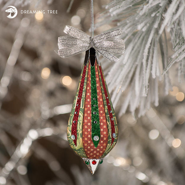 Christmas Tree Teardrop Ornament
