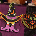 Witch Cat Owl Halloween Banner
