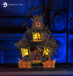 Picture of Tea Light Haunted House SVG
