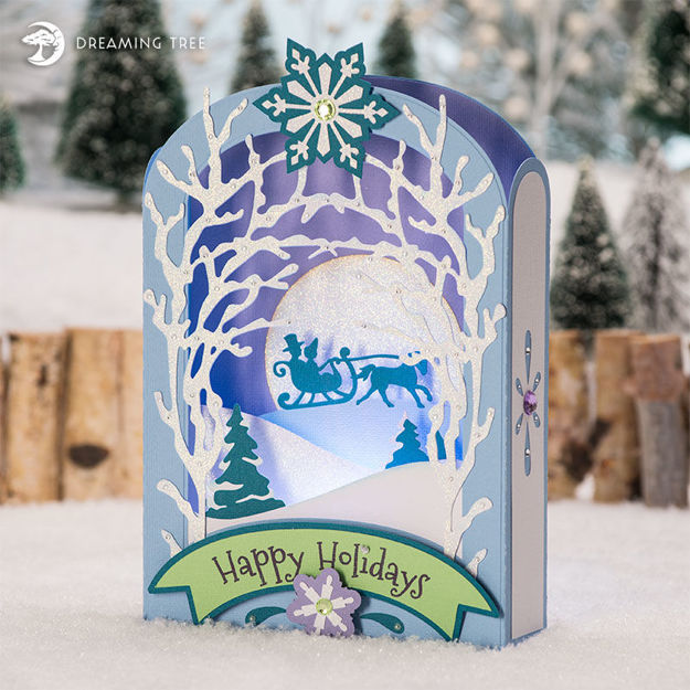 Winter Wonderland Paperscape Christmas Card