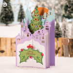 Merry Christmas Tree Cascade Card